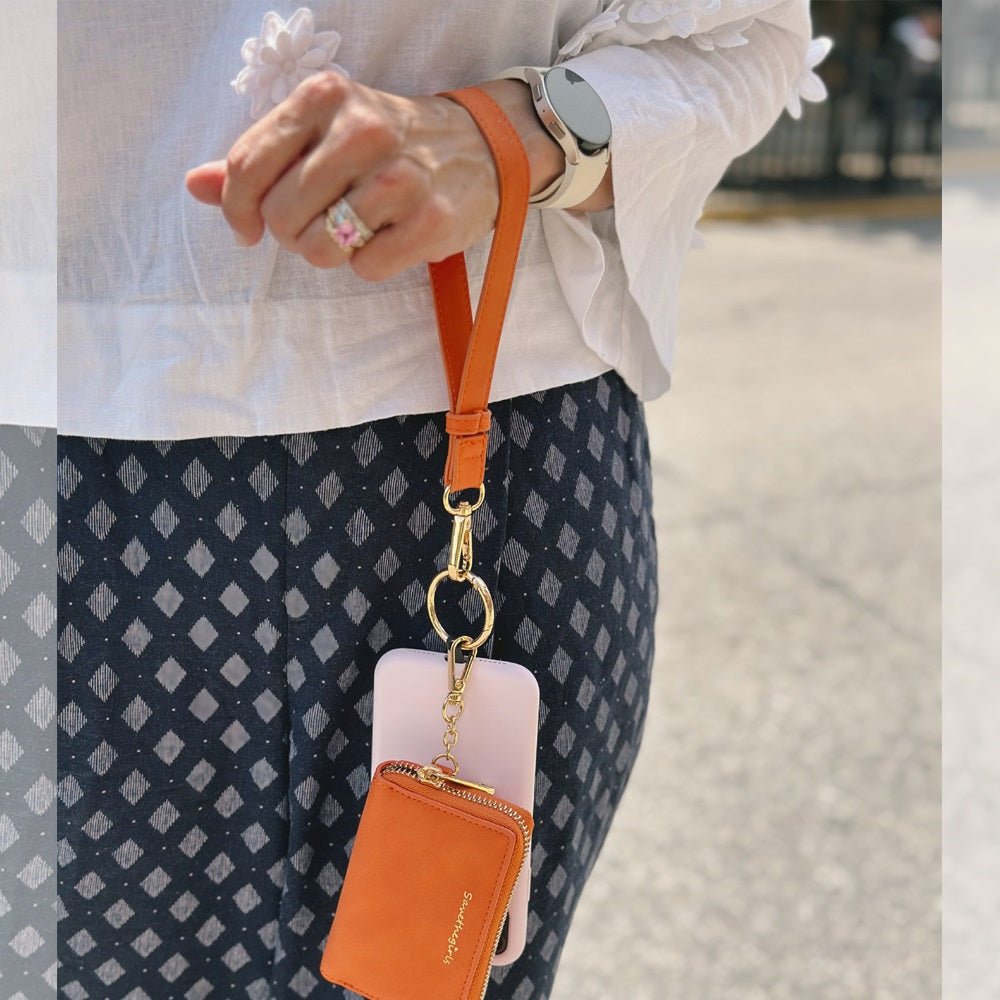 Clip & Go Strap w/Pouch Brushed Vegan Leather La Vie Bien Clip & Go Strap w/Pouch Brushed Vegan Leather