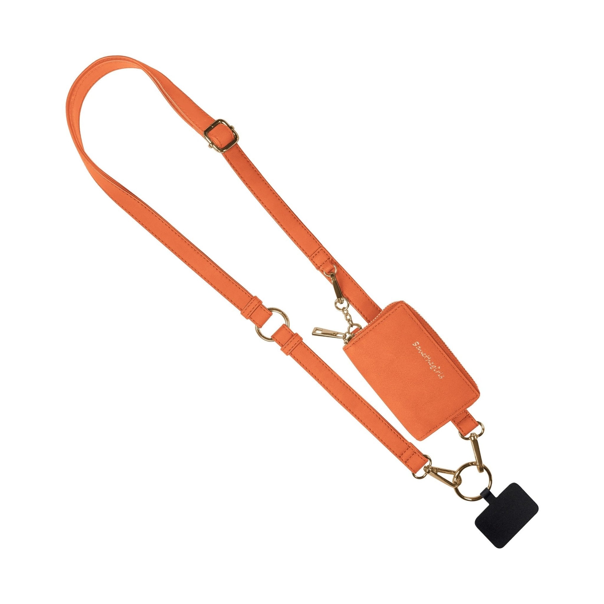 Clip & Go Strap w/Pouch Brushed Vegan Leather La Vie Bien Clip & Go Strap w/Pouch Brushed Vegan Leather