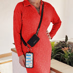Clip & Go Strap w/Pouch Brushed Vegan Leather La Vie Bien Clip & Go Strap w/Pouch Brushed Vegan Leather