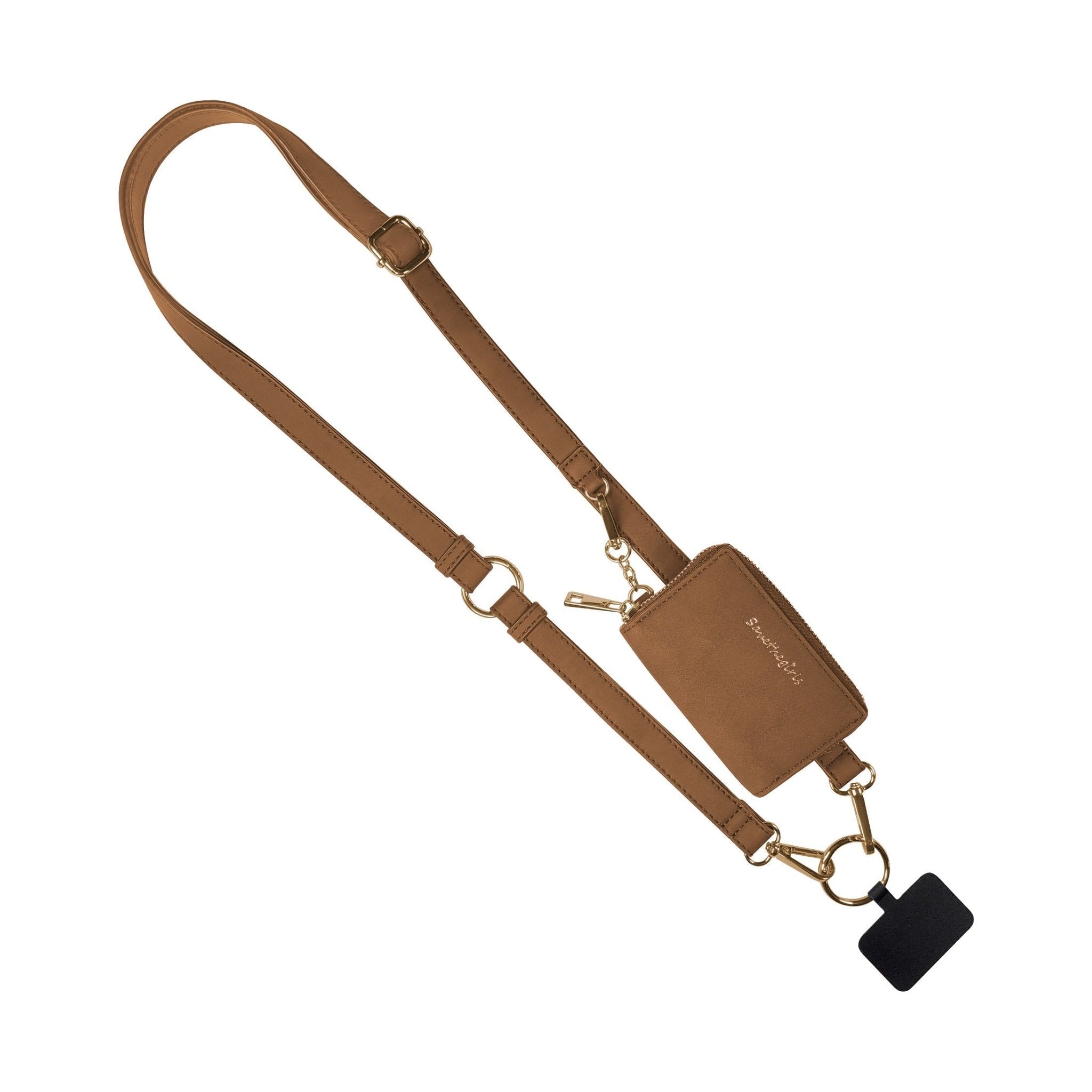 Clip & Go Strap w/Pouch Brushed Vegan Leather La Vie Bien Clip & Go Strap w/Pouch Brushed Vegan Leather