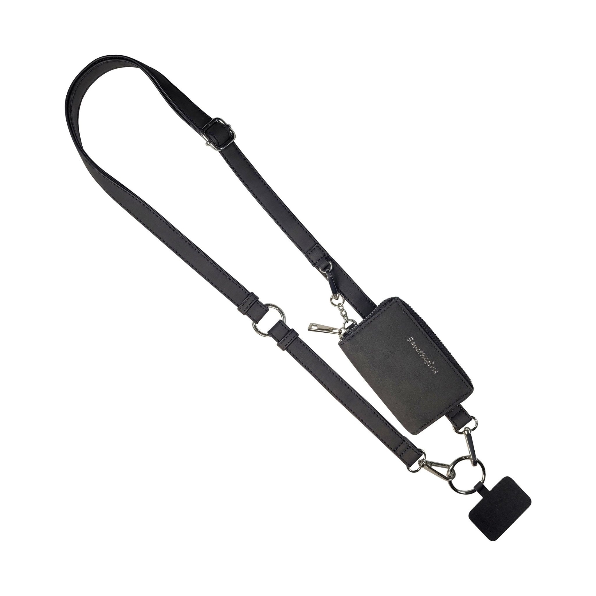 Clip & Go Strap w/Pouch Brushed Vegan Leather La Vie Bien Clip & Go Strap w/Pouch Brushed Vegan Leather