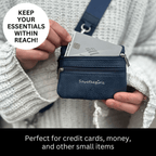 Clip & Go Strap w/Zippered Pouch Chevron La Vie Bien Clip & Go Strap w/Zippered Pouch Chevron