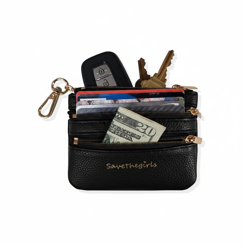 Clip & Go Strap w/Zippered Pouch Chevron La Vie Bien Clip & Go Strap w/Zippered Pouch Chevron