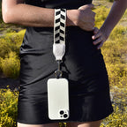 Clip & Go Strap w/Zippered Pouch Chevron La Vie Bien Clip & Go Strap w/Zippered Pouch Chevron
