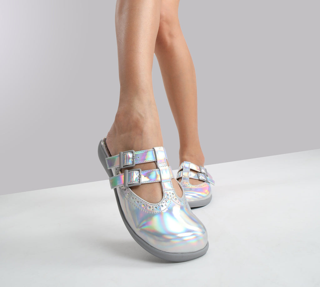 Chocolaticas® Chrome Crush Women's Clog by Hot Chocolate Design