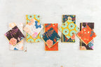 Winter Blue Floral Cloth Napkins, set of four by Dot and Army