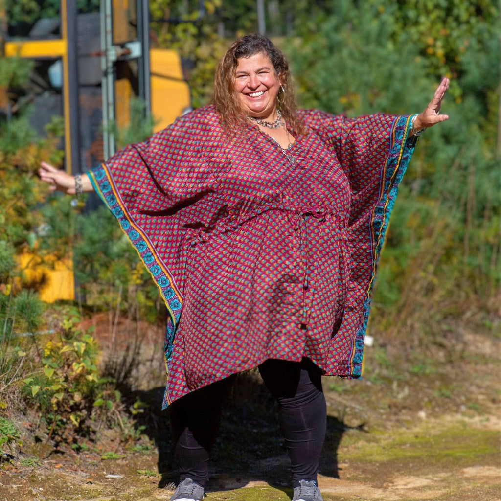 Aanya Adjustable Short Kaftan by Darn Good Yarn