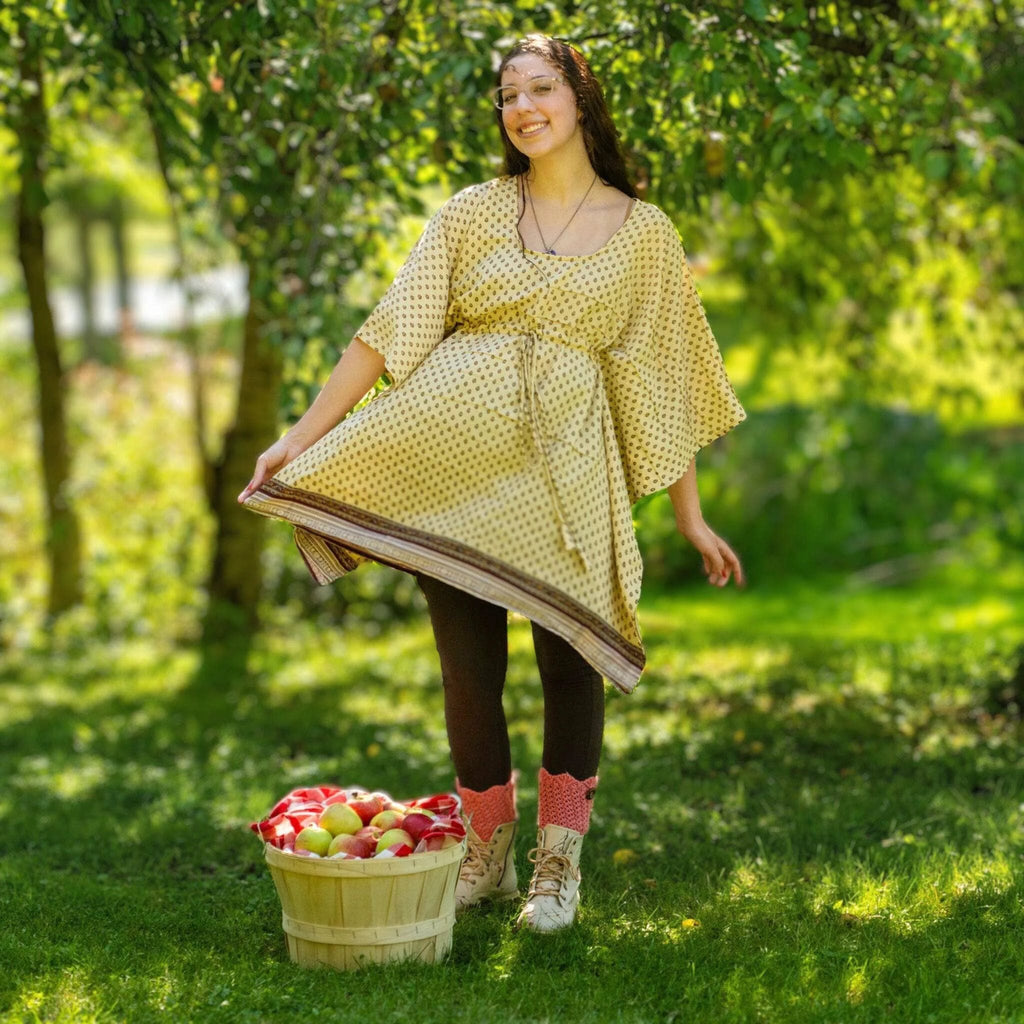 Aanya Adjustable Short Kaftan by Darn Good Yarn