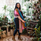 The Original Medley Scarf. ♻️ Made from Sari Magic by Darn Good Yarn