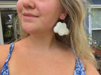 Cloud Felt Earrings by honeyloomdesigns