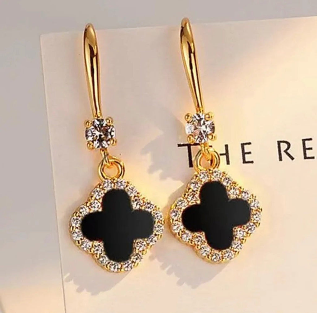 Clover Drop Earrings by Curated By Suarez