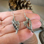 Cluaran Scottish Thistle Earrings in Sterling Silver Dangle Earrings La Vie Bien Cluaran Scottish Thistle Earrings in Sterling Silver