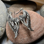 Cluaran Scottish Thistle Earrings in Sterling Silver Dangle Earrings La Vie Bien Cluaran Scottish Thistle Earrings in Sterling Silver