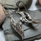 Cluaran Scottish Thistle Earrings in Sterling Silver Dangle Earrings La Vie Bien Cluaran Scottish Thistle Earrings in Sterling Silver