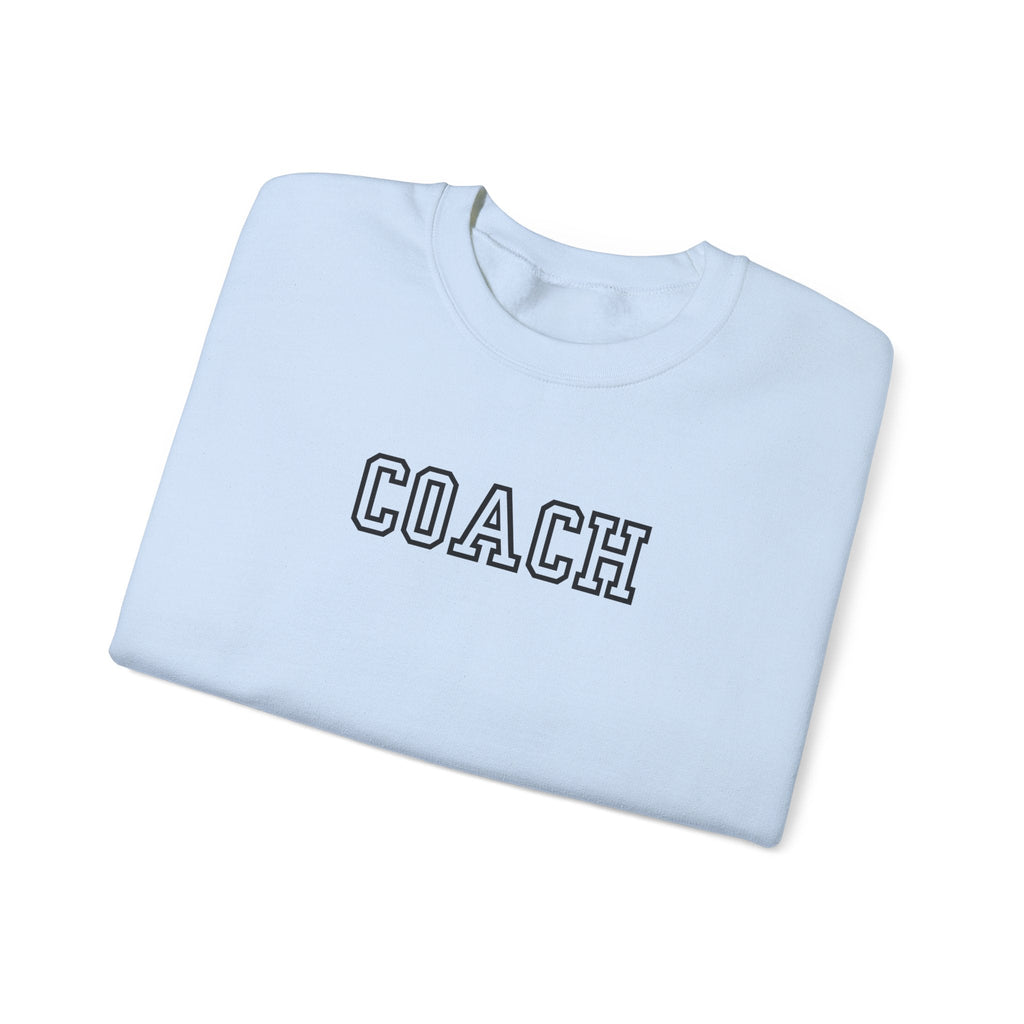 Coach Crewneck Sweatshirt Collegiate Lettering, warm Pullover Sweatshirt La Vie Bien Coach Crewneck Sweatshirt Collegiate Lettering, warm Pullover