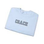 Coach Crewneck Sweatshirt Collegiate Lettering, warm Pullover Sweatshirt La Vie Bien Coach Crewneck Sweatshirt Collegiate Lettering, warm Pullover