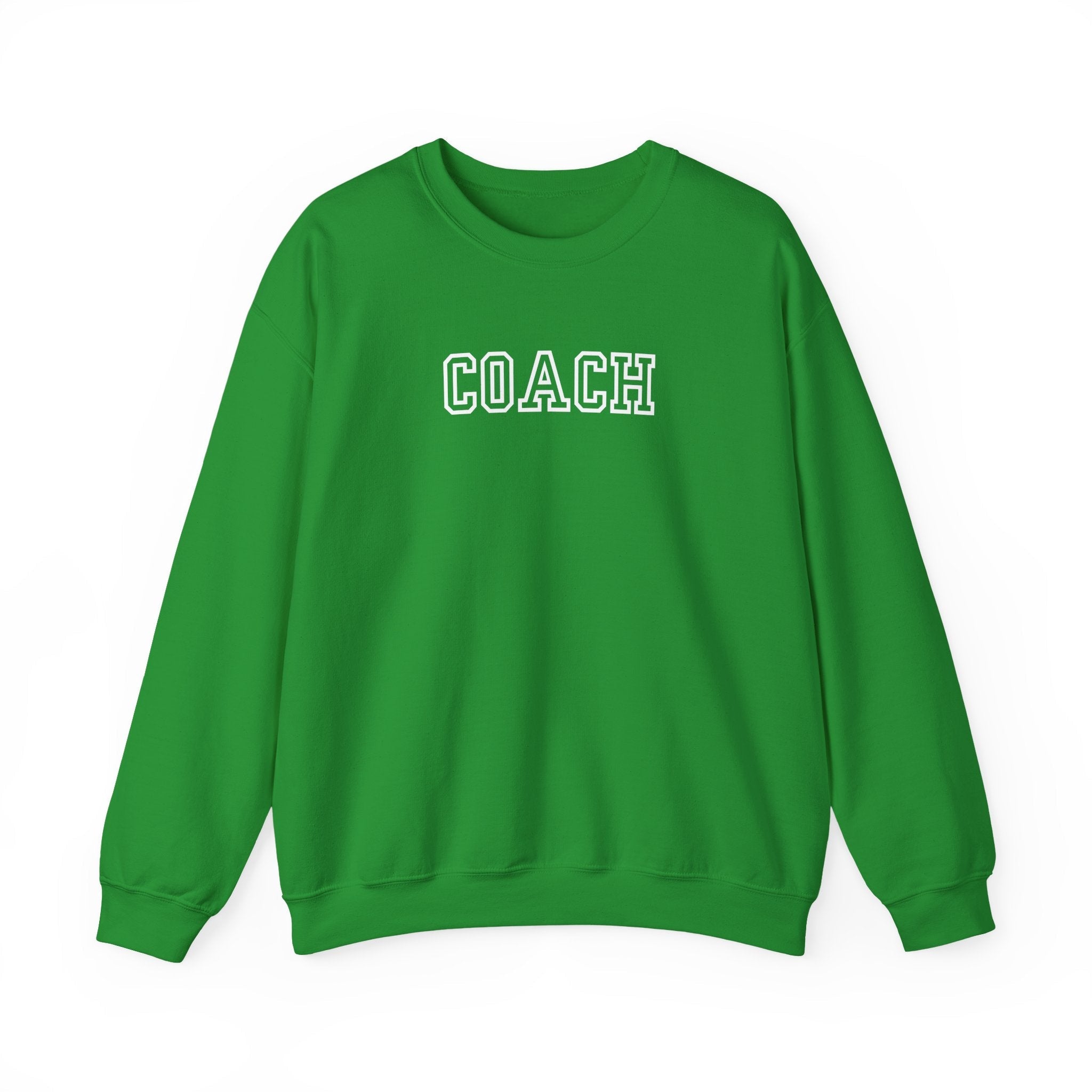 Coach Crewneck Sweatshirt Collegiate Lettering, warm Pullover Sweatshirt La Vie Bien Coach Crewneck Sweatshirt Collegiate Lettering, warm Pullover