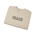 Coach Crewneck Sweatshirt Collegiate Lettering, warm Pullover Sweatshirt La Vie Bien Coach Crewneck Sweatshirt Collegiate Lettering, warm Pullover