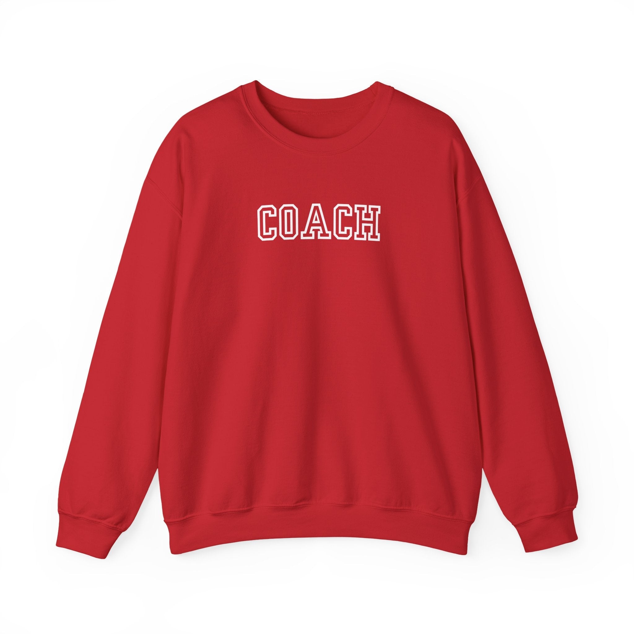 Coach Crewneck Sweatshirt Collegiate Lettering, warm Pullover Sweatshirt La Vie Bien Coach Crewneck Sweatshirt Collegiate Lettering, warm Pullover