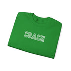 Coach Crewneck Sweatshirt Collegiate Lettering, warm Pullover Sweatshirt La Vie Bien Coach Crewneck Sweatshirt Collegiate Lettering, warm Pullover
