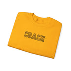Coach Crewneck Sweatshirt Collegiate Lettering, warm Pullover Sweatshirt La Vie Bien Coach Crewneck Sweatshirt Collegiate Lettering, warm Pullover