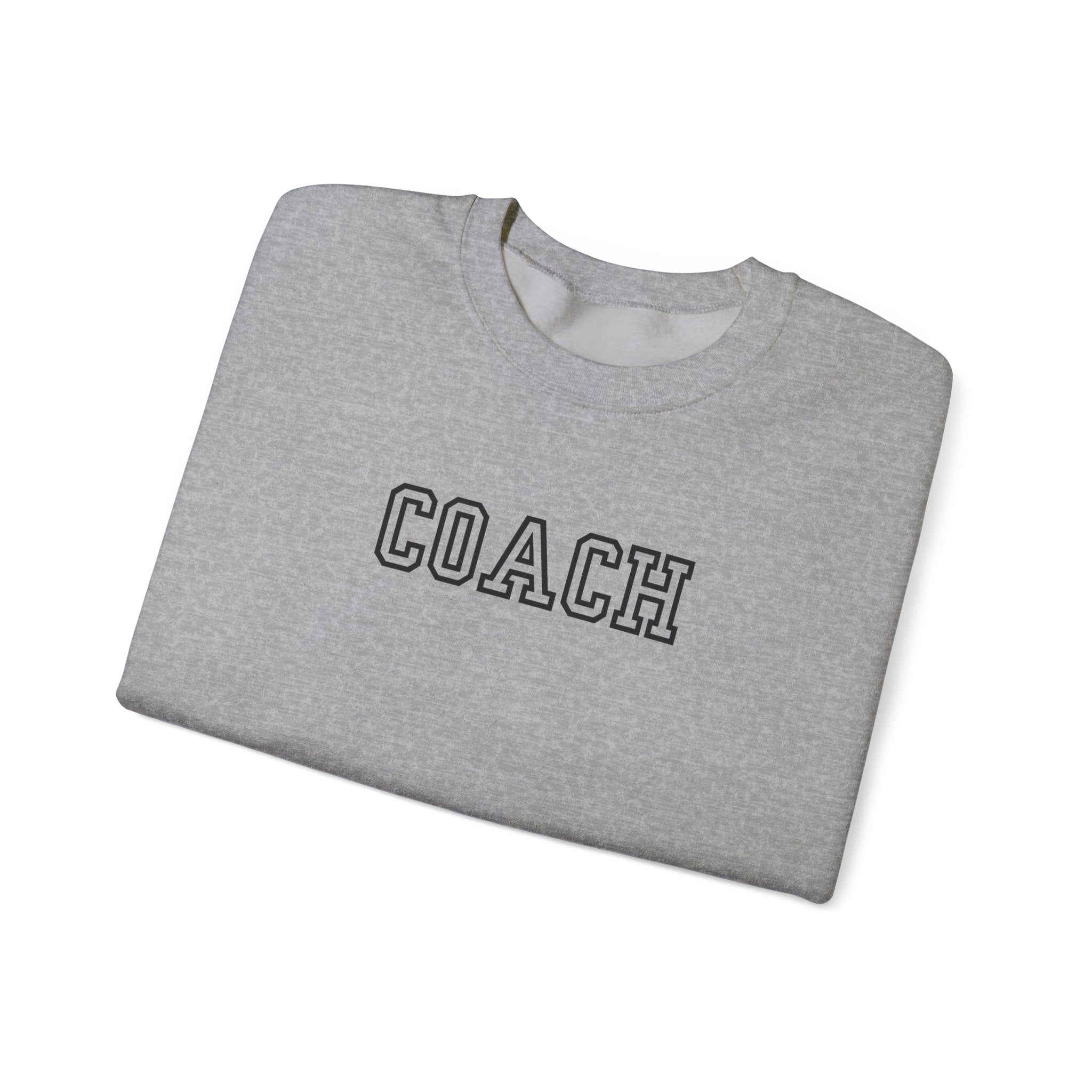 Coach Crewneck Sweatshirt Collegiate Lettering, warm Pullover Sweatshirt La Vie Bien Coach Crewneck Sweatshirt Collegiate Lettering, warm Pullover