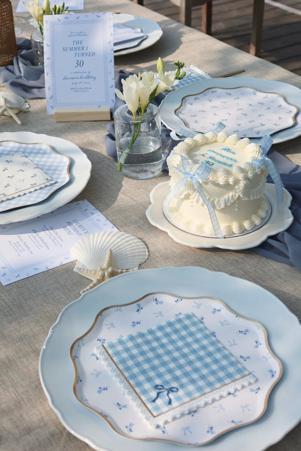Coastal Pretty - Cocktail Napkin by Harlow & Grey