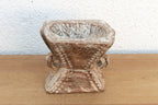 Coastal Whitewash Agrarian Seeder Candle Holder La Vie Bien Coastal Whitewash Agrarian Seeder