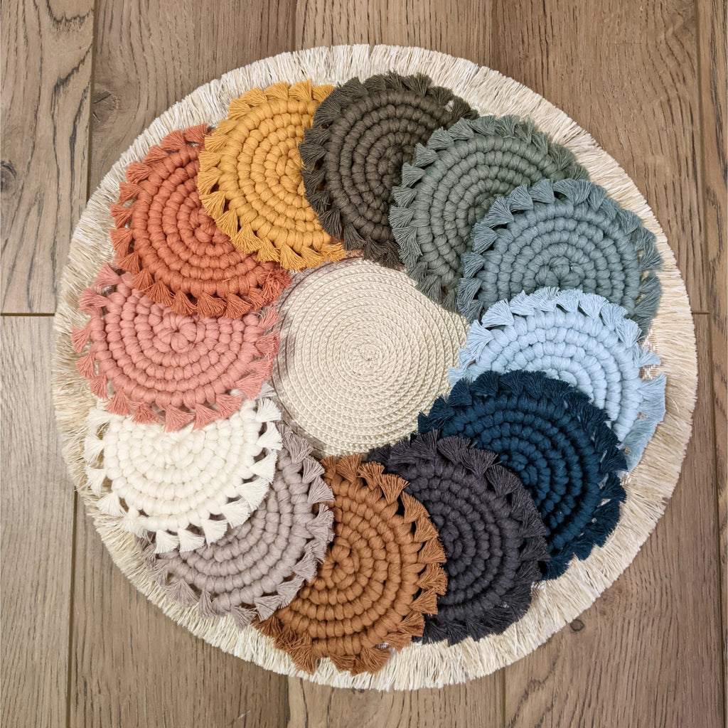 Macrame Coaster Singles