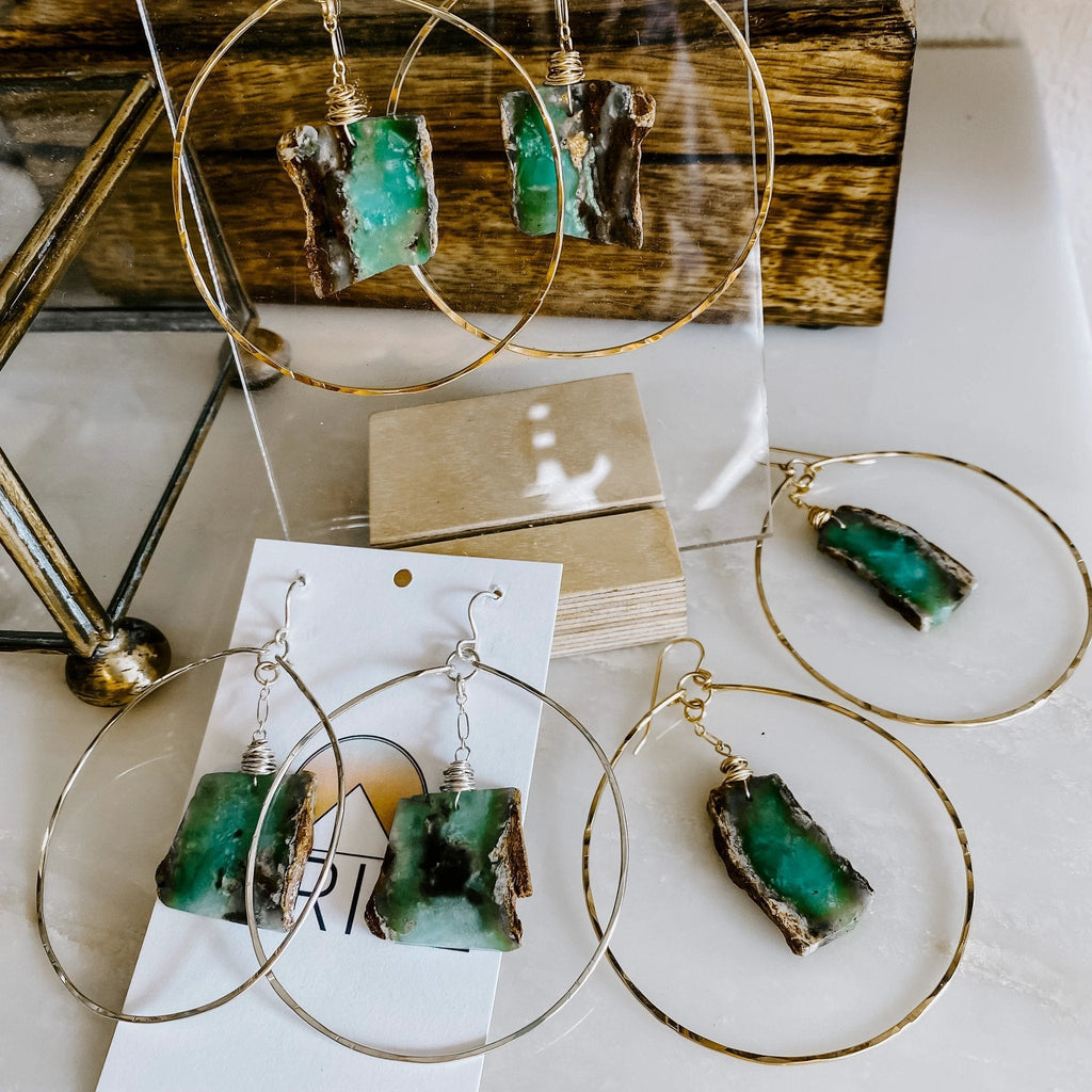 Coastline Hoop Earrings by Derive Jewelry