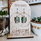 Coastline Hoop Earrings by Derive Jewelry