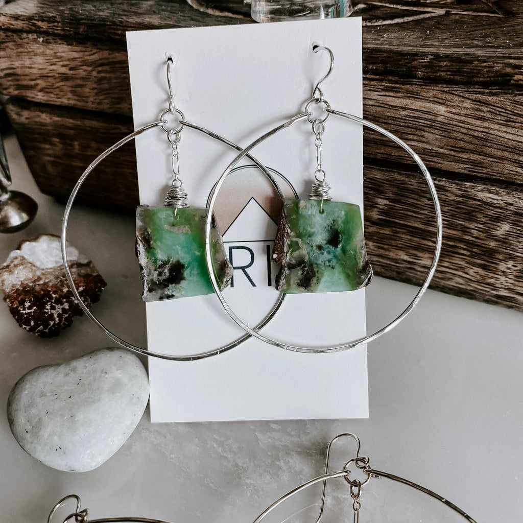 Coastline Hoop Earrings by Derive Jewelry
