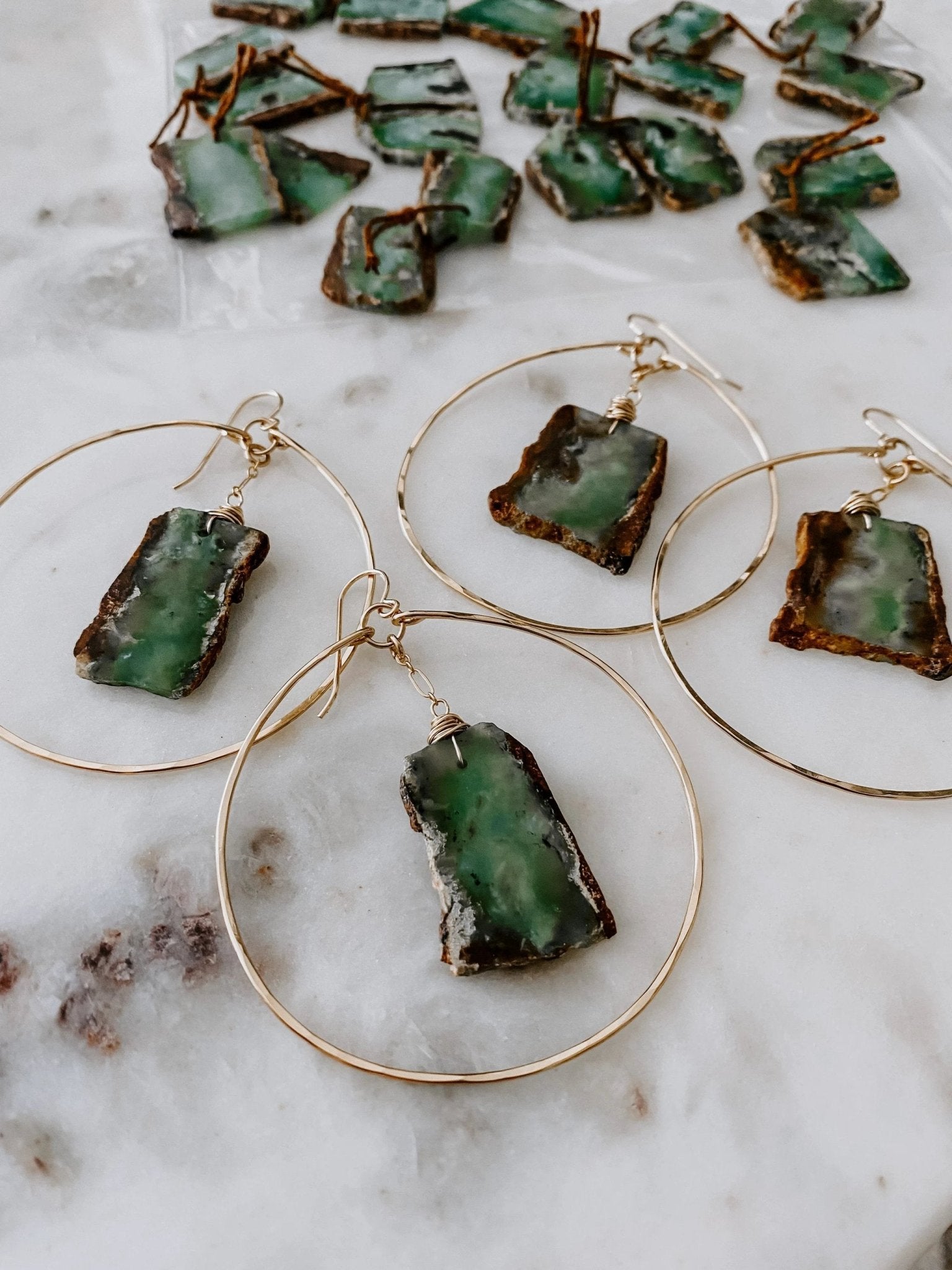 Coastline Hoop Earrings by Derive Jewelry
