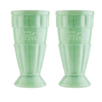 Coca - Cola Jadeite Malt Tumbler, 16 oz Set of 2, Jadeite Glass Kitchen / Dining La Vie Bien Coca - Cola Jadeite Malt Tumbler, 16 oz Set of 2, Jadeite Glass