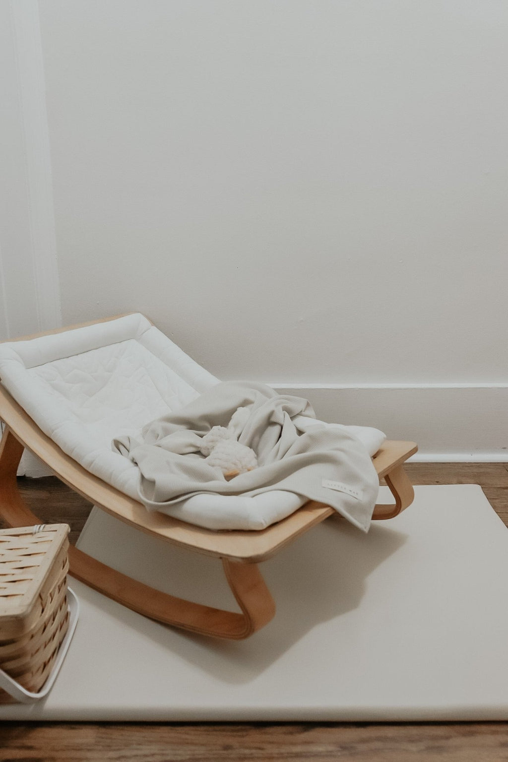 Coco Ivory Waffle Knit Blanket La Vie Bien Coco Ivory Waffle Knit Blanket