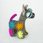 Coco the Chihuahua: Repurposed Wool Boho Decor - Mexico Decor La Vie Bien Coco the Chihuahua: Repurposed Wool Boho Decor - Mexico