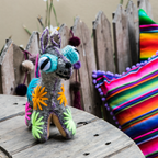 Coco the Chihuahua: Repurposed Wool Boho Decor - Mexico Decor La Vie Bien Coco the Chihuahua: Repurposed Wool Boho Decor - Mexico