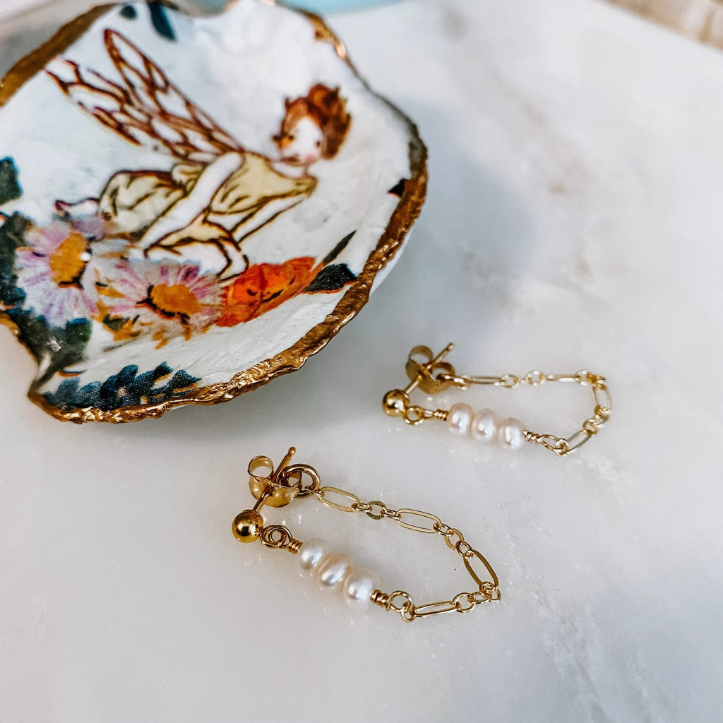 Coconut Post Earrings by Derive Jewelry