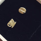 Coffee Cup & Bean Earrings in Rose Gold or Silver by The Bullish Store