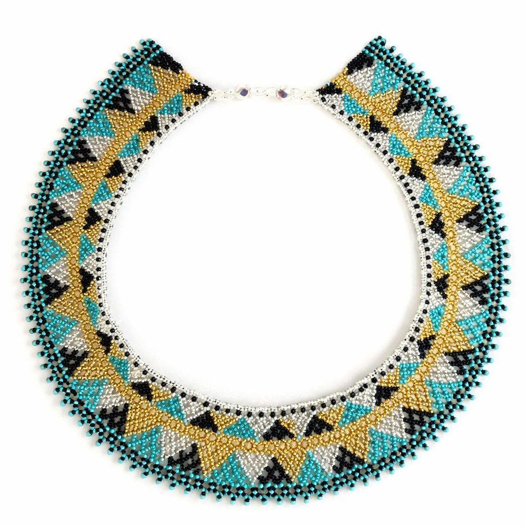 Collar Seed Bead Bella Necklace - Guatemala Jewelry La Vie Bien Collar Seed Bead Bella Necklace - Guatemala
