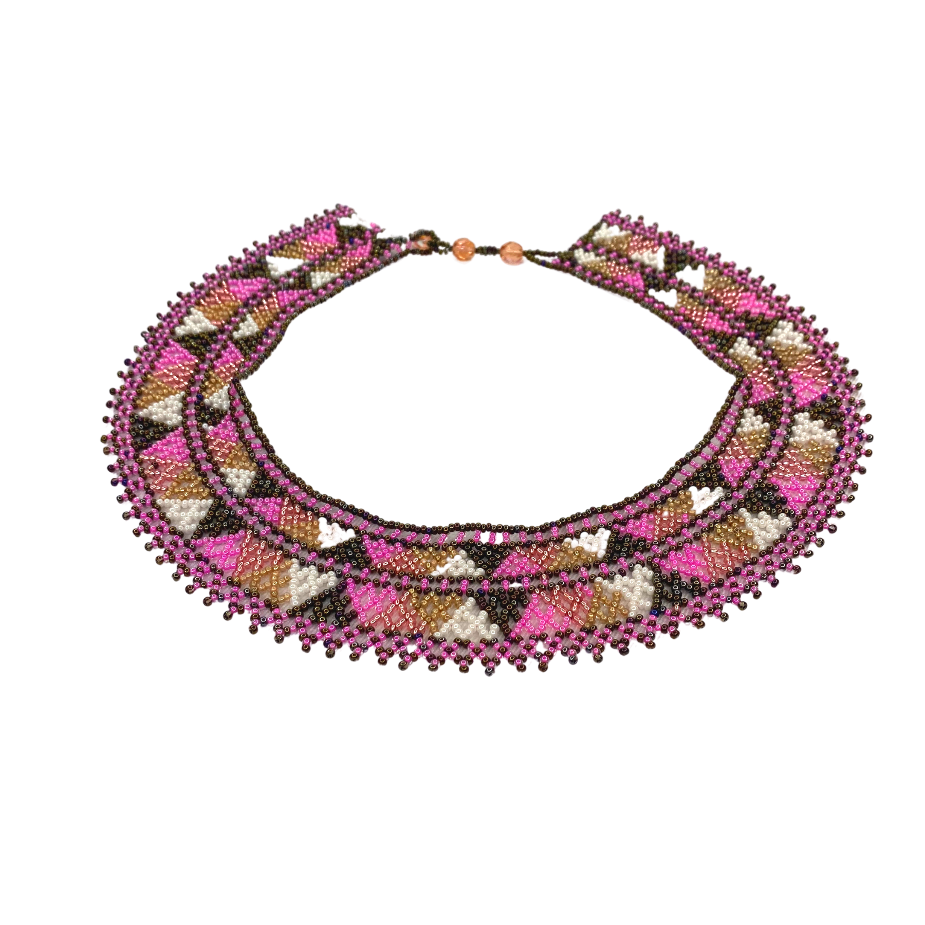 Collar Seed Bead Bella Necklace - Guatemala Jewelry La Vie Bien Collar Seed Bead Bella Necklace - Guatemala