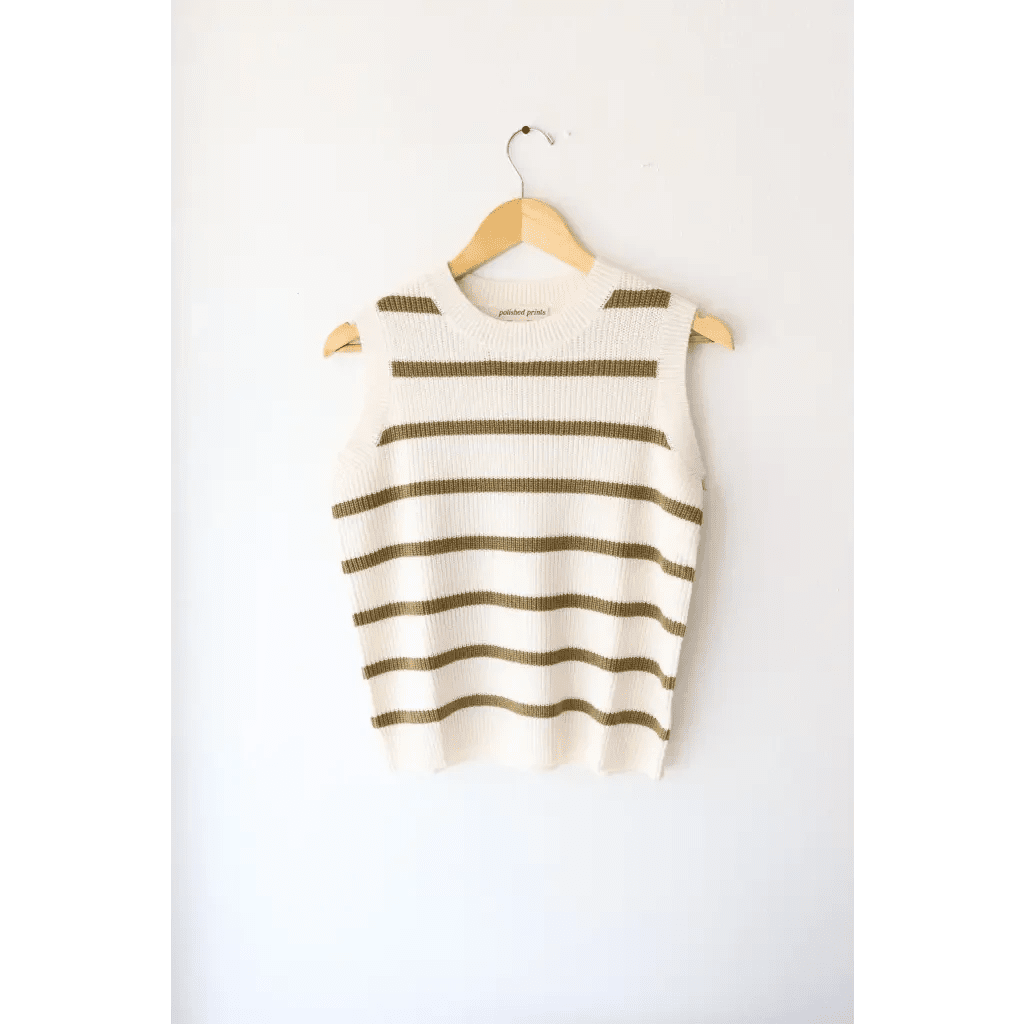 Colleen Striped Sweater Vest