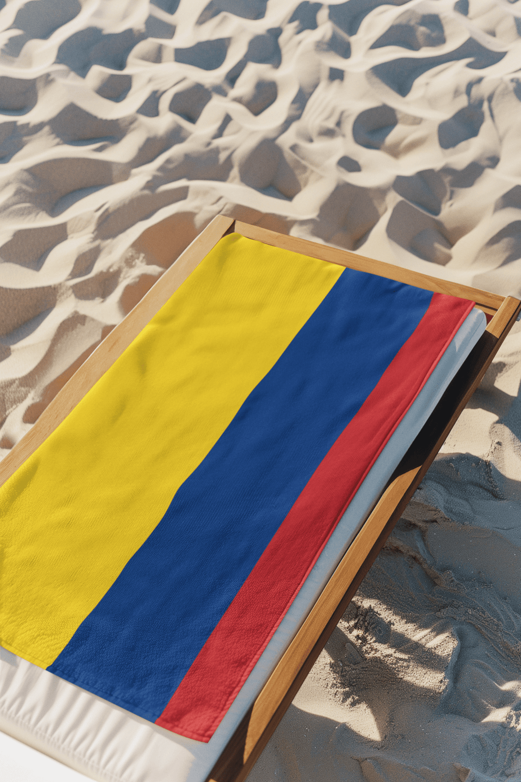 COLOMBIA Flag Beach Towel | Quality & Long Lasting - 2 Sizes | Colombian Pride | Gift for Colombianos Home Decor La Vie Bien COLOMBIA Flag Beach Towel | Quality & Long Lasting - 2 Sizes | Colombian Pride | Gift for Colombianos