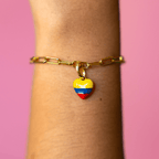 Colombia Flag Charm - Colombian Charms Collection
