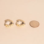 Color Chunky Rounded Huggie Hoop Earrings Earrings La Vie Bien Color Chunky Rounded Huggie Hoop Earrings