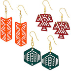 Color Cutout Earrings Earrings - Fashion La Vie Bien Color Cutout Earrings