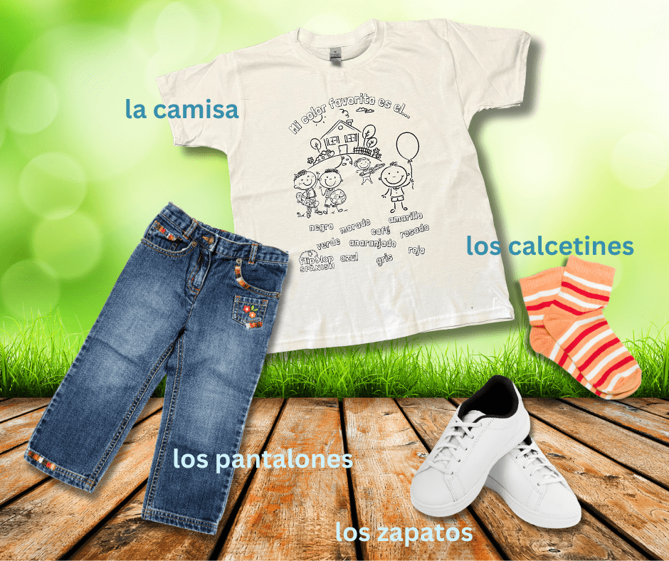 Color Me Spanish T-Shirt + Markers