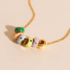 Color Pop Chunky Huggie Hoop Charms La Vie Bien Color Pop Chunky Huggie Hoop Charms