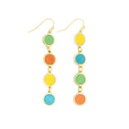 Color Study Enamel Earrings by Fair Anita