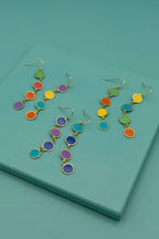 Color Study Enamel Earrings by Fair Anita